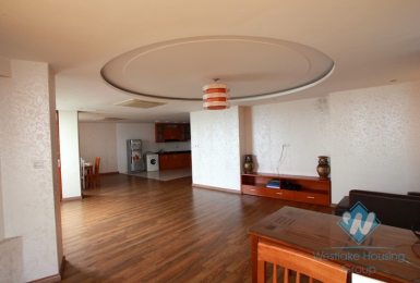 Bright apartment for rent in Tay Ho area, Ha Noi